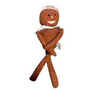 Vtg Mister Salty Nabisco Pretzel Mascot Cloth Advertising Doll Clippings Stuffed